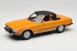 Mercedes 450 SL R107 Cayenne Orange Norev 1:18 183350 Métal Moulé — image 3 sur 10