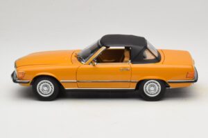 Mercedes 450 SL R107 Cayenne Orange Norev 1:18 183350 Métal Moulé — image 5 sur 10