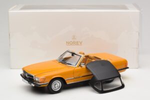 Mercedes 450 SL R107 Cayenne Orange Norev 1:18 183350 Métal Moulé — image 10 sur 10