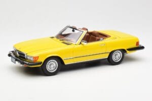Mercedes 450SL R107 Jaune US Version Norev 1:18 183727 Métal Moulé