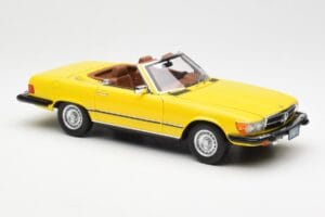 Mercedes 450SL R107 Jaune US Version Norev 1:18 183727 Métal Moulé — image 7 sur 9