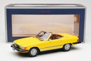 Mercedes 450SL R107 Jaune US Version Norev 1:18 183727 Métal Moulé — image 9 sur 9