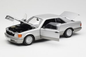 Mercedes 500 SEC C126 Argent AUTOart 1:18 76212 Métal Moulé — image 2 sur 8