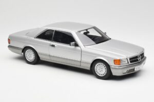 Mercedes 500 SEC C126 Argent AUTOart 1:18 76212 Métal Moulé — image 6 sur 8