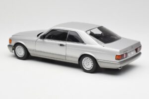 Mercedes 500 SEC C126 Argent AUTOart 1:18 76212 Métal Moulé — image 7 sur 8