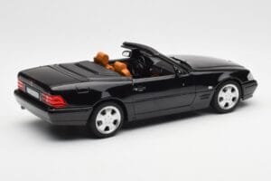 Mercedes SL 500 R129 Noir Norev 1:18 183750 Métal Moulé — image 4 sur 10