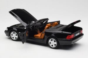Mercedes SL 500 R129 Noir Norev 1:18 183750 Métal Moulé — image 7 sur 10