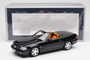Mercedes SL 500 R129 Noir Norev 1:18 183750 Métal Moulé — image 10 sur 10