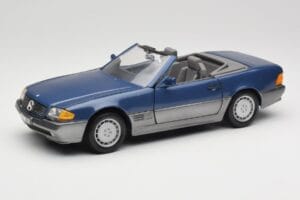 Mercedes SL 500 R129 Nautic Blue Metallic Revell 1:18 8081 Métal Moulé