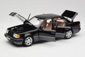 Mercedes 500E W124 Noir Édition Limitée Norev 1:18 183949 Métal Moulé — image 2 sur 12