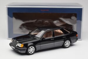 Mercedes 500E W124 Noir Édition Limitée Norev 1:18 183949 Métal Moulé — image 12 sur 12