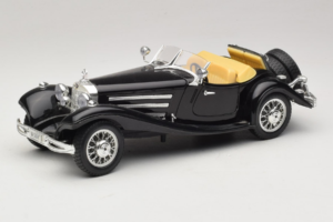 Mercedes 500K Roadster Noir Bburago 1:18 3020-P2 Métal Moulé