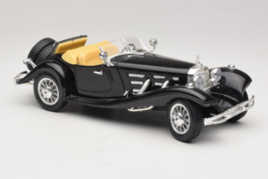 Mercedes 500K Roadster Noir Bburago 1:18 3020-P2 Métal Moulé — image 6 sur 8