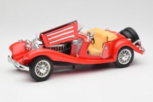 Mercedes 500K Roadster Rouge Bburago 1:18 3020 Métal Moulé — image 2 sur 8