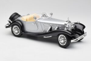 Mercedes 500K Roadster Argent Bburago 1:18 3020-M1 Métal Moulé — image 6 sur 8