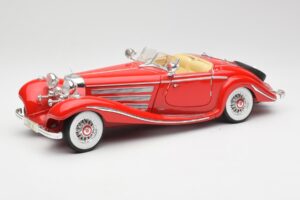 Mercedes 500K Special Roadster Rouge Maisto 1:18 56058 Métal Moulé
