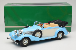 Mercedes 540K Cabriolet Bleu Blanc Cult Models 1:18 CML184-2 Métal Moulé — image 6 sur 6