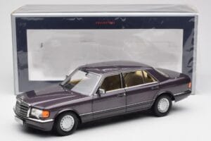 Mercedes 560 SEL W126 Violet Metallic Norev 1:18 183544 Métal Moulé — image 8 sur 8