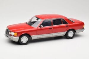 Mercedes 560 SEL W126 Rouge Norev 1:18 183463 Métal Moulé