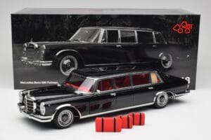 Mercedes 600 Pullman W100 Noir NZG 1:18 1071/50 Métal Moulé — image 8 sur 8