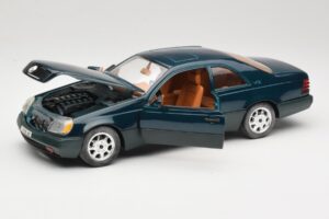 Mercedes 600 SEC C140 Vert Majorette 1:18 4418 Métal Moulé — image 2 sur 8