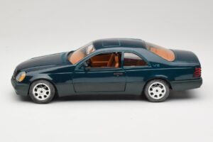 Mercedes 600 SEC C140 Vert Majorette 1:18 4418 Métal Moulé — image 4 sur 8