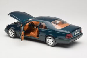 Mercedes 600 SEC C140 Vert Majorette 1:18 4418 Métal Moulé — image 5 sur 8