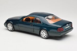 Mercedes 600 SEC C140 Vert Majorette 1:18 4418 Métal Moulé — image 7 sur 8