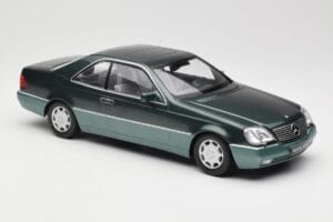 Mercedes 600 SEC W140 Coupe Green Metallic KK-Scale 1:18 KKDC180343 Métal Moulé — image 4 sur 6