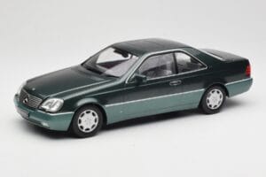 Mercedes 600 SEC W140 Coupe Green Metallic KK-Scale 1:18 KKDC180343 Métal Moulé