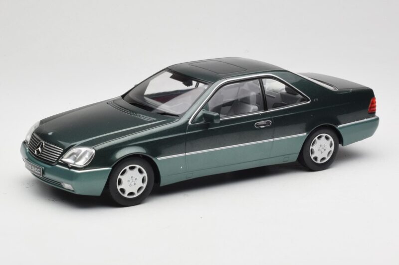 Mercedes 600 SEC W140 Coupe Green Metallic KK-Scale 1:18 KKDC180343 Métal Moulé