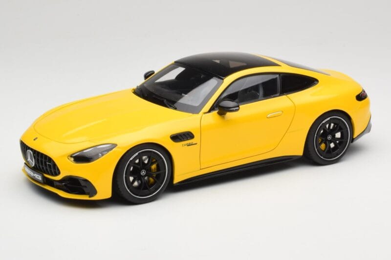 Mercedes AMG GT 43 C192 Turbo Sun Yellow NZG 1:18 B66960587 Métal Moulé