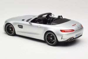 Mercedes AMG GT C Roadster R190 Argent Norev 1:18 183453 Métal Moulé — image 5 sur 6