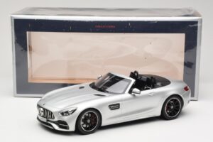 Mercedes AMG GT C Roadster R190 Argent Norev 1:18 183453 Métal Moulé — image 6 sur 6