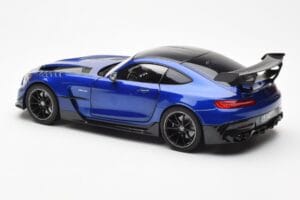 Mercedes AMG GT C190 Black Series Bleu Métallisé Norev 1:18 183908 Métal Moulé — image 7 sur 8