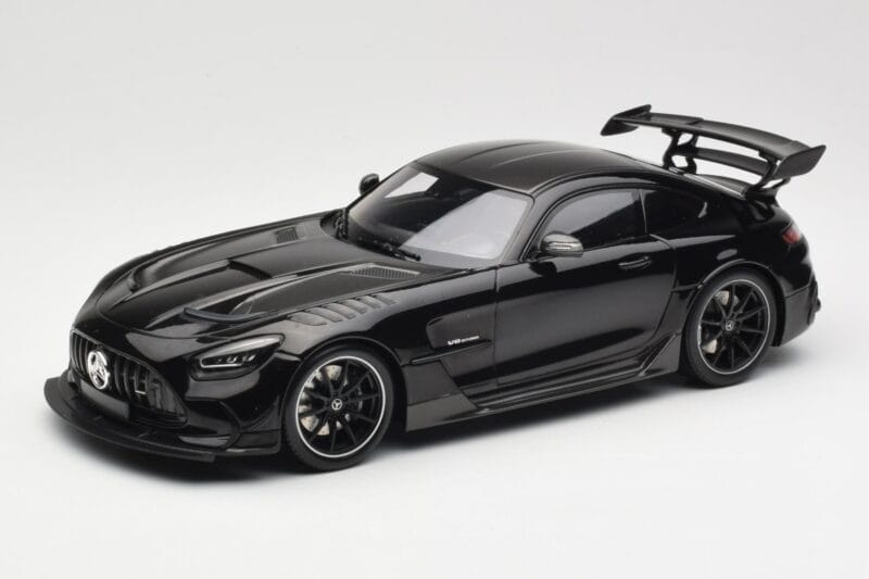 Mercedes AMG GT C190 Black Series Jet Black Metallic Minichamps 1:18 155032024 Métal Moulé