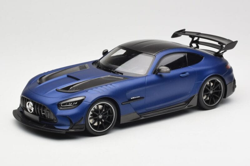 Mercedes AMG GT C190 Black Series Spectral Blue Magno Minichamps 1:18 155032021 Métal Moulé