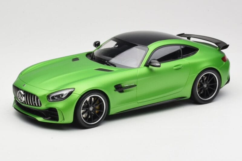 Mercedes AMG GT R C190 Vert Mat Minichamps 1:18 155036020 Métal Moulé