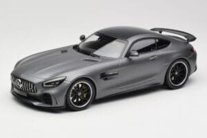 Mercedes AMG GT R C190 Gris Mat Métallisé Minichamps 1:18 155036026 Métal Moulé