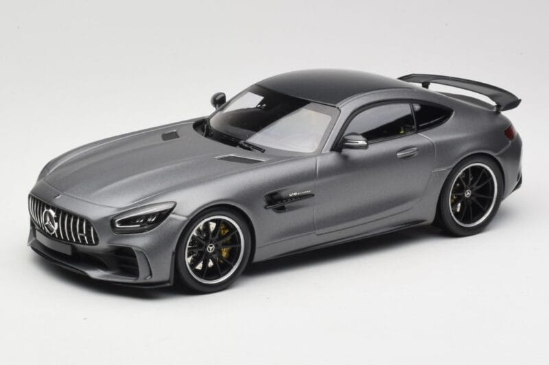 Mercedes AMG GT R C190 Gris Mat Métallisé Minichamps 1:18 155036026 Métal Moulé