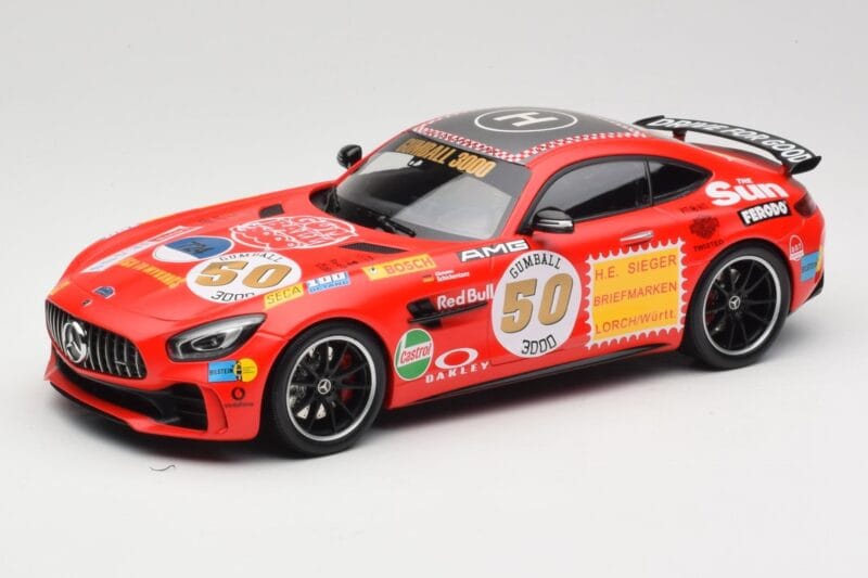 Mercedes AMG GT R C190 Or Rosé Minichamps 1:18 155036024 Métal Moulé