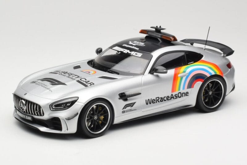 Mercedes AMG GT R C190 Safety Car F1 2020 Minichamps 1:18 155036092 Métal Moulé