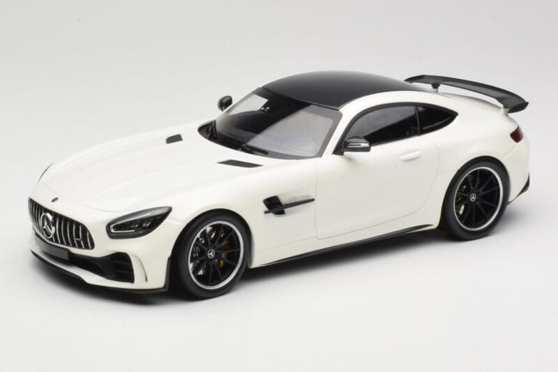 Mercedes AMG GT R C190 Blanc Métallisé Minichamps 1:18 155036028 Métal Moulé