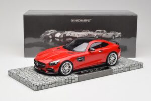 Mercedes Brabus AMG GT S C190 600 Mars Rouge Minichamps 1:18 107032521 Métal Moulé — image 6 sur 6