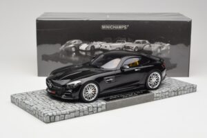 Mercedes Brabus AMG GT S C190 Obsidian Noir Minichamps 1:18 107032520 Métal Moulé — image 6 sur 6
