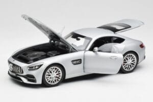 Mercedes AMG GT S C190 Designo Iridium Argent Magno Norev 1:18 B66960485 Métal Moulé — image 2 sur 8