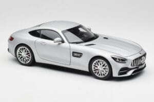 Mercedes AMG GT S C190 Designo Iridium Argent Magno Norev 1:18 B66960485 Métal Moulé — image 6 sur 8