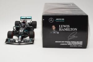 Mercedes AMG Petronas W11 #44 L. Hamilton Winner Tuscan GP 2020 Minichamps 1:18 110200944 Métal Moulé — image 6 sur 6