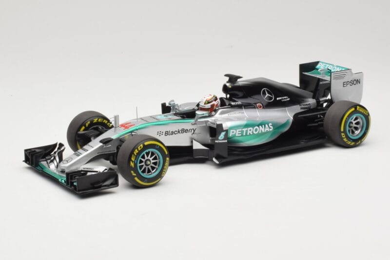 Mercedes AMG Petronas W06 Hybrid #44 L. Hamilton F1 World Champion 2015 Minichamps 1:18 186150044 Métal Moulé