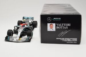 Mercedes AMG Petronas W10 #77 V. Bottas 3rd Place Monaco GP 2019 Minichamps 1:18 110190677 Métal Moulé — image 6 sur 6